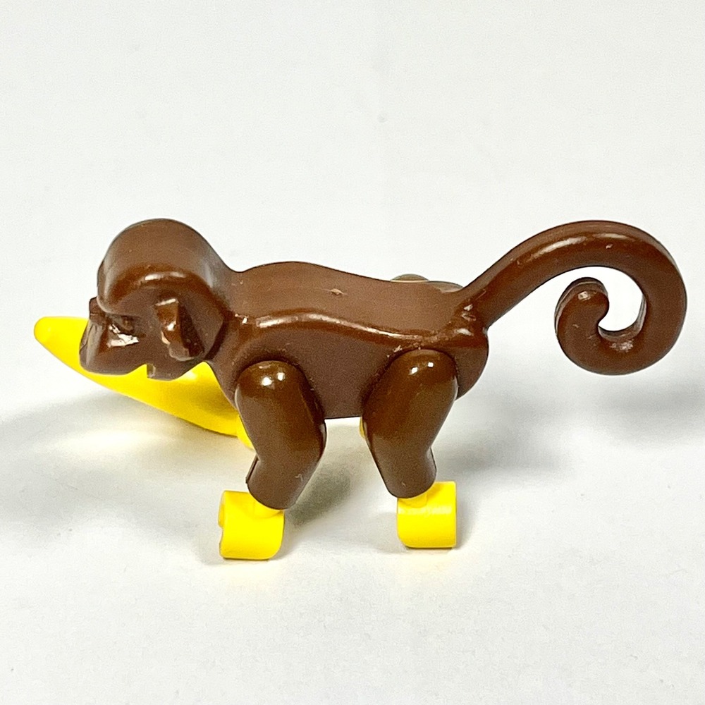 LEGO Pirates Monkey Brown with Yellow Hands Feet 2550c01 Retro Minifigure
